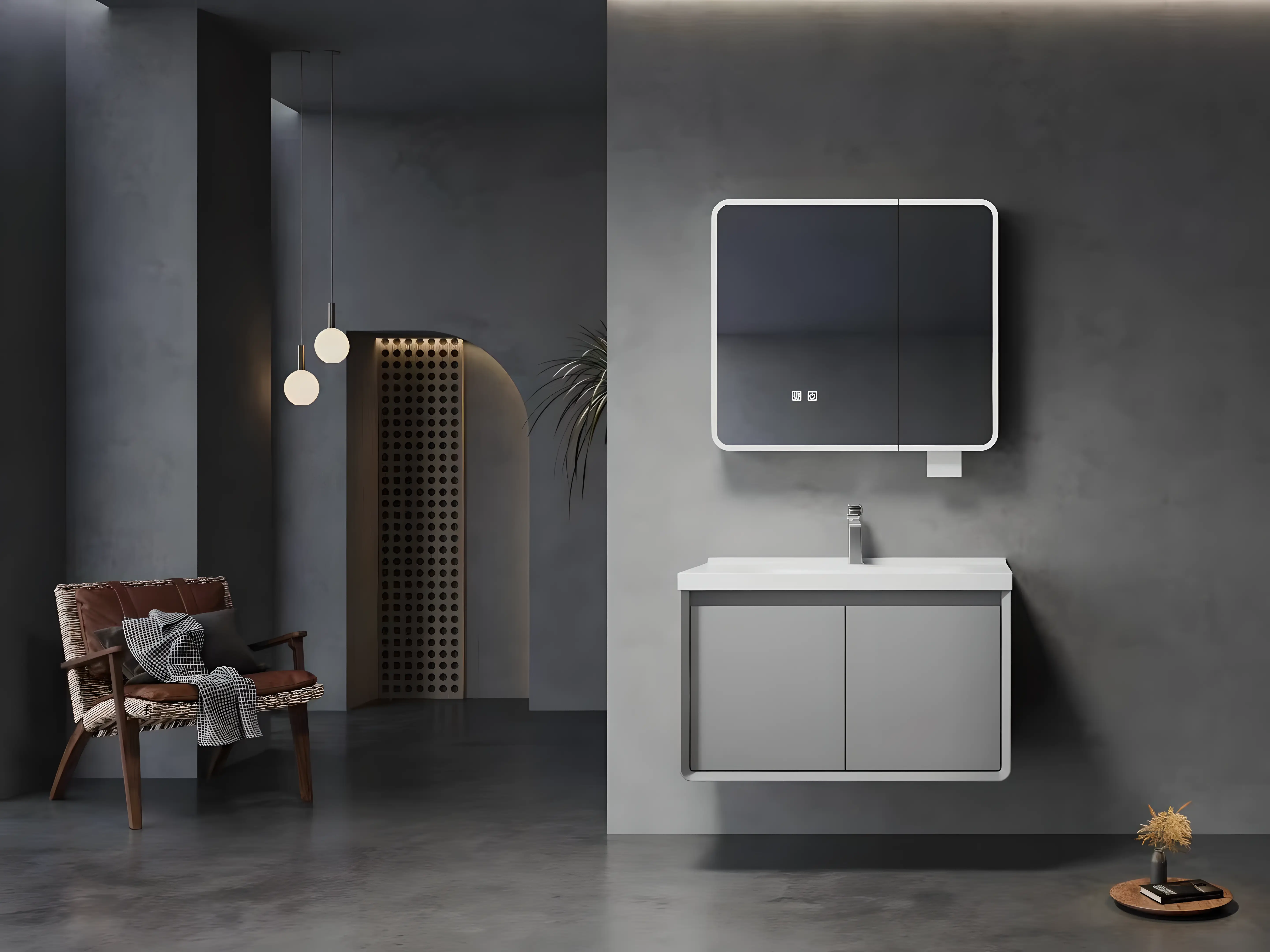 Wholesale Custom Aluminum Bathroom Cabinet Manufacturer factory