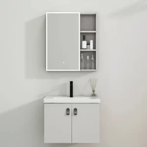 оптовая продажа шкафов для ванной комнаты со светодиодным зеркалом