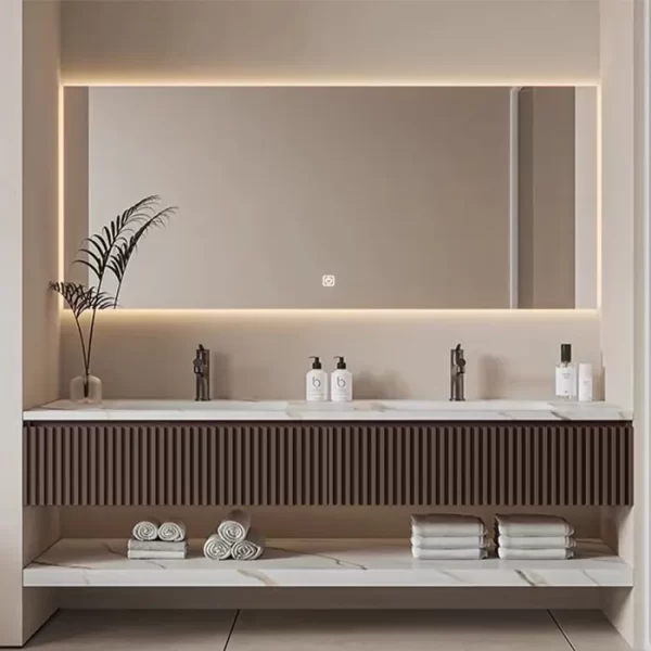 Оптовые закупки Ванная комната шкаф Vanity