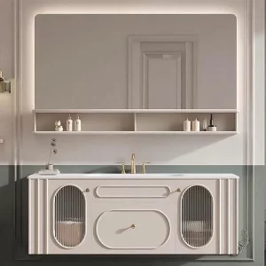 Изготовленный на заказ шкаф для ванной комнаты тщеславия