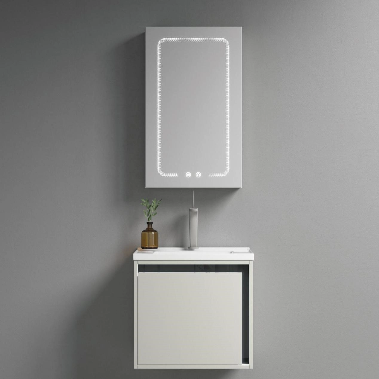 Оптовая продажа небольших шкафов для ванной комнаты Vanities Power