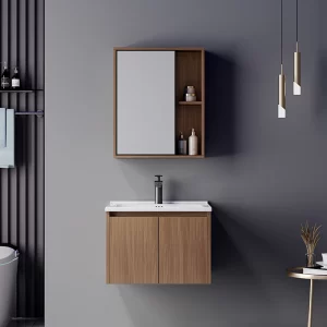 Шкафы для ванной комнаты на заказ с зеркальным шкафом