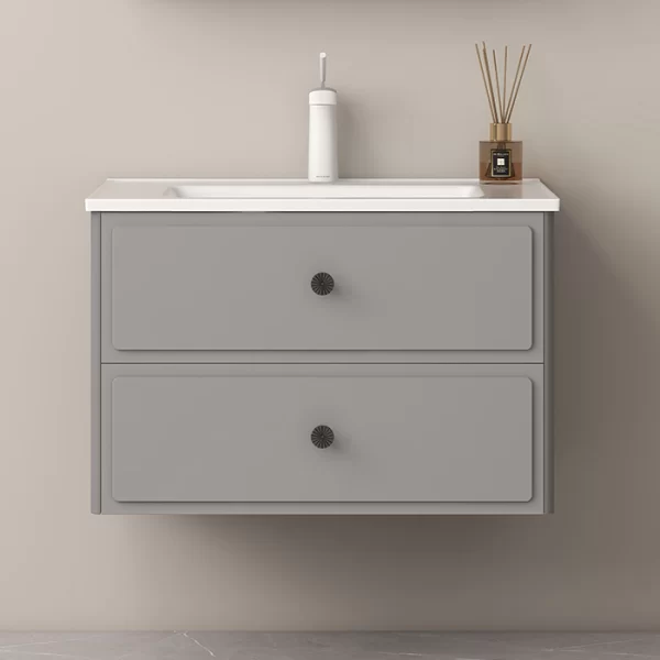 Custom Solutions With Grey Color Cabinet