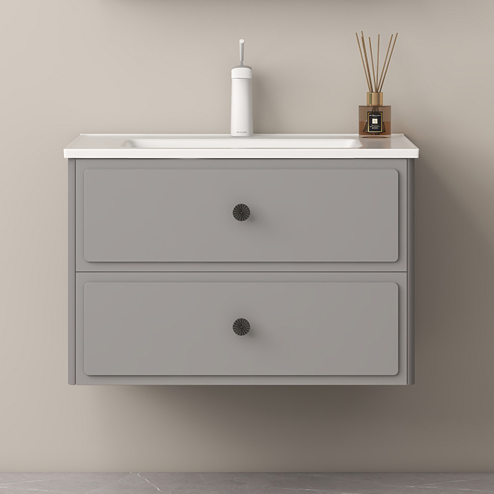 Custom Solutions With Grey Color Cabinet