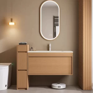 Оптовые закупки 60CM ванная комната шкаф тщеславие