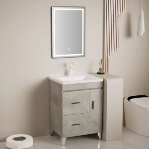 ホテルバスルーム用洗面台付きカスタム洗面台