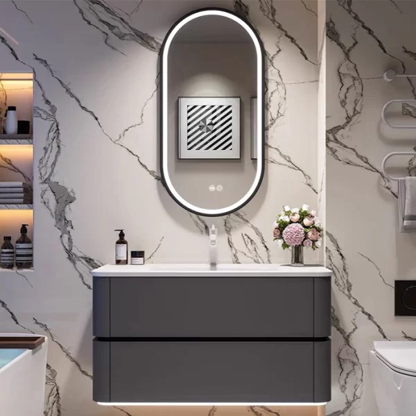 OEM 80CM bathroom cabinet vanity