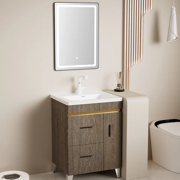 инженерная оптимизация нержавеющая сталь ванная комната шкаф тщеславие