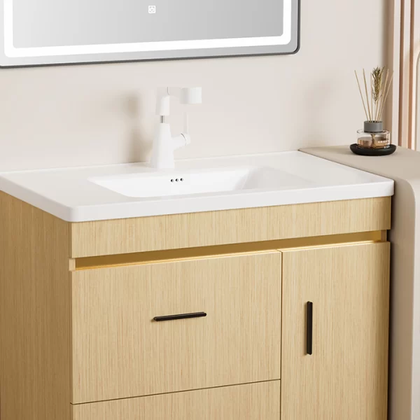 Пользовательские свободно стоящие ванные комнаты, керамический умывальник комплект для инженерных закупок