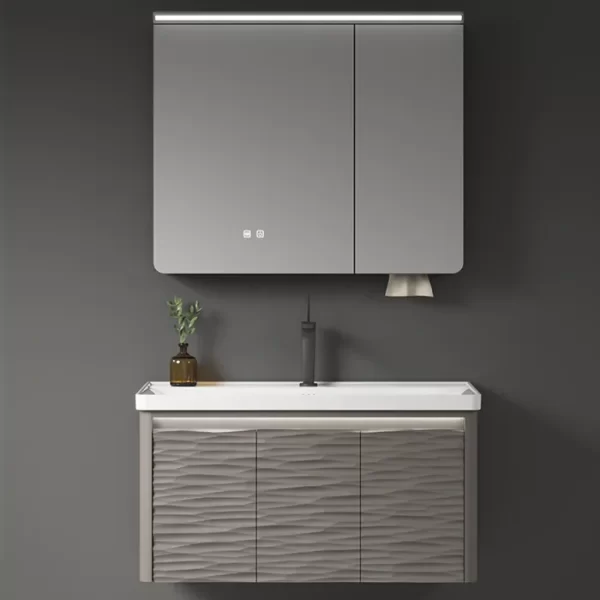 Fabrikdirektverkauf pvc 100cm Badezimmerschrank Eitelkeit