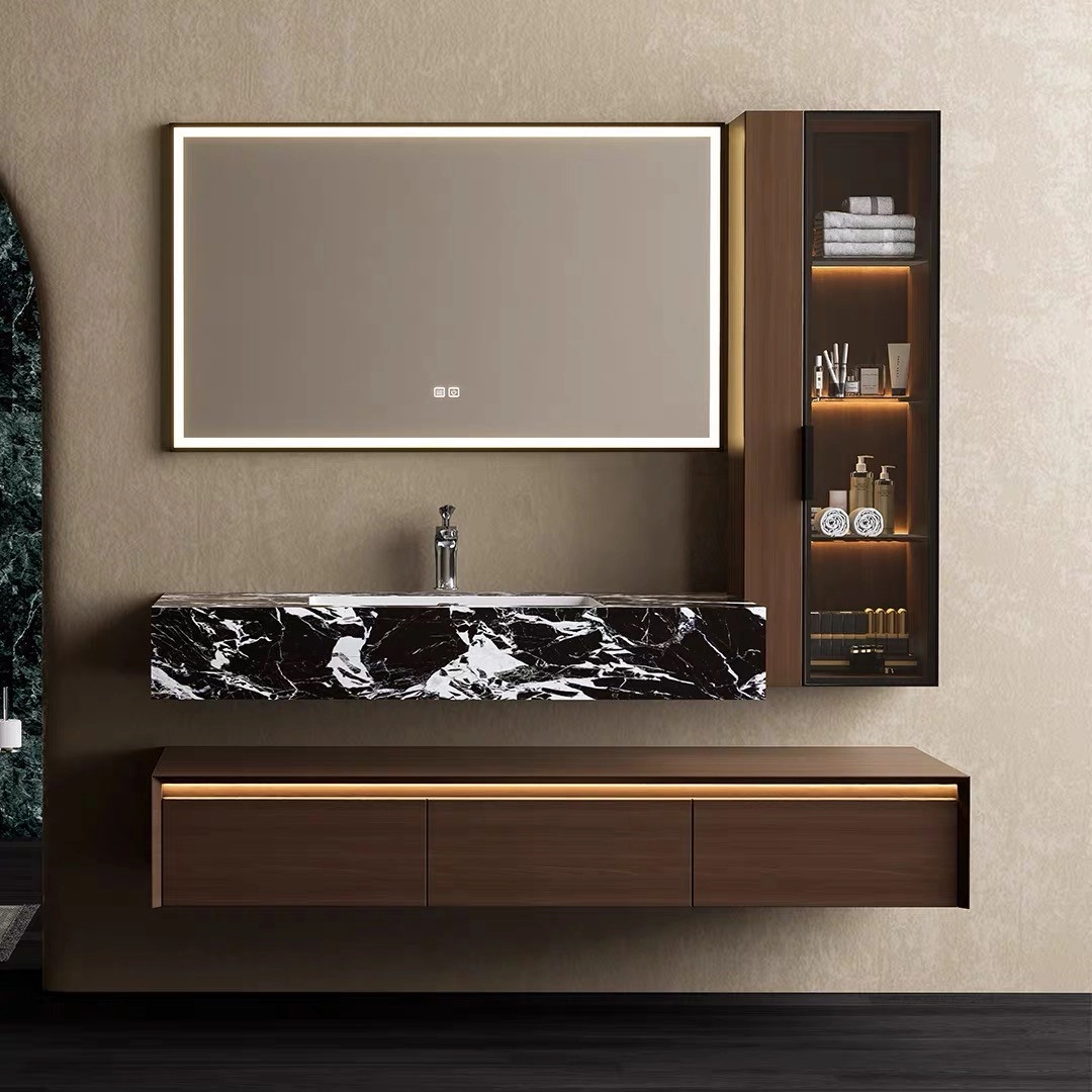 Shouya venta al por mayor de armarios de baño de madera contrachapada