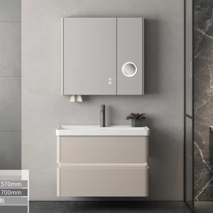 Шкафы для ванной комнаты на заказ с зеркалом