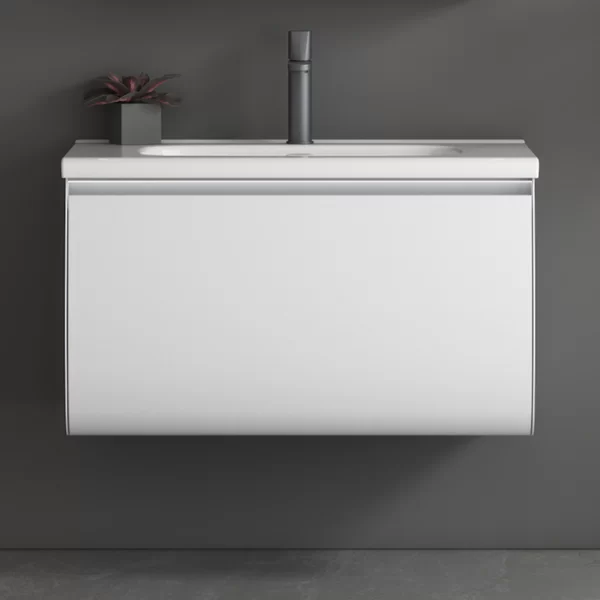 Solutions sur mesure Cabinet Vanity avec couleur bois