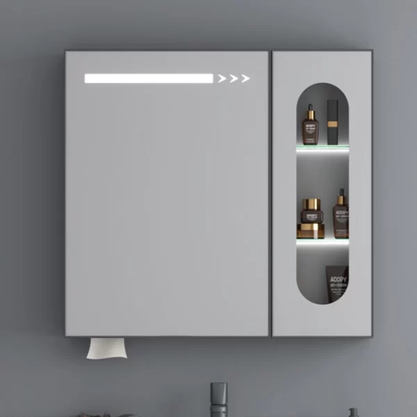 оптовая настройка светодиодный зеркальный шкаф