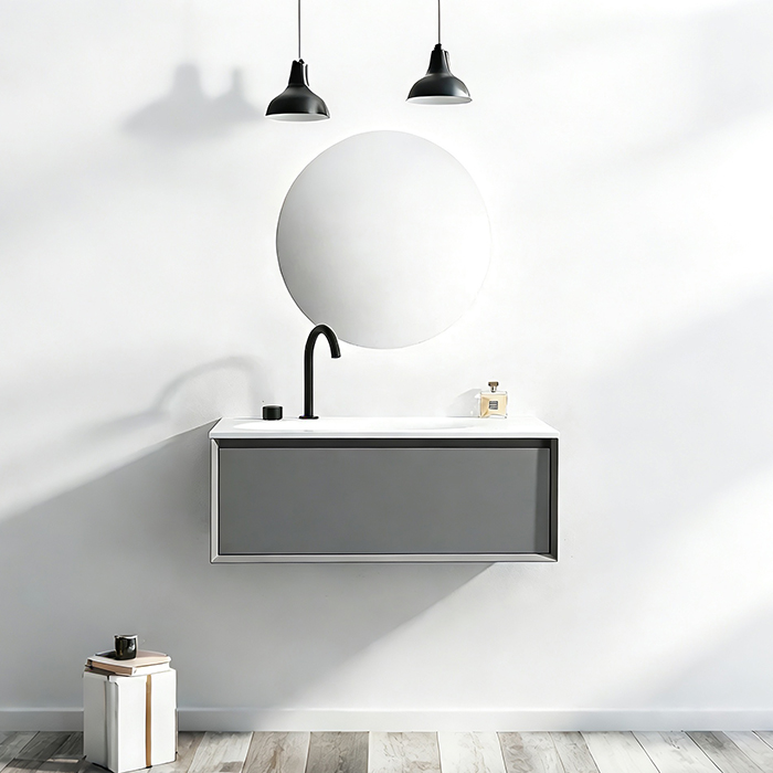 Custom Solutions Bathroom Cabinet With Drawers