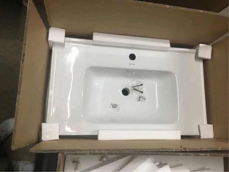 Shouya Ensures Safe Bathroom Vanity Export Packaging 6 Layers Foam