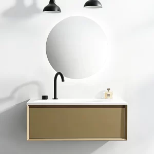 Grossiste personnalisation vanité de salle de bain murale en PVC