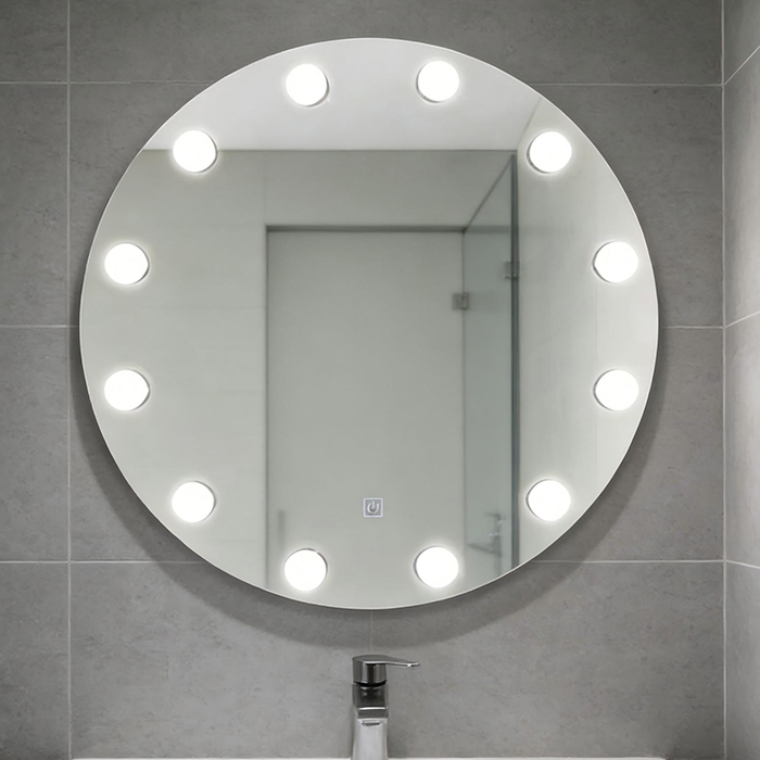 venta al por mayor led Hollywood lámpara anillo de diseño espejo