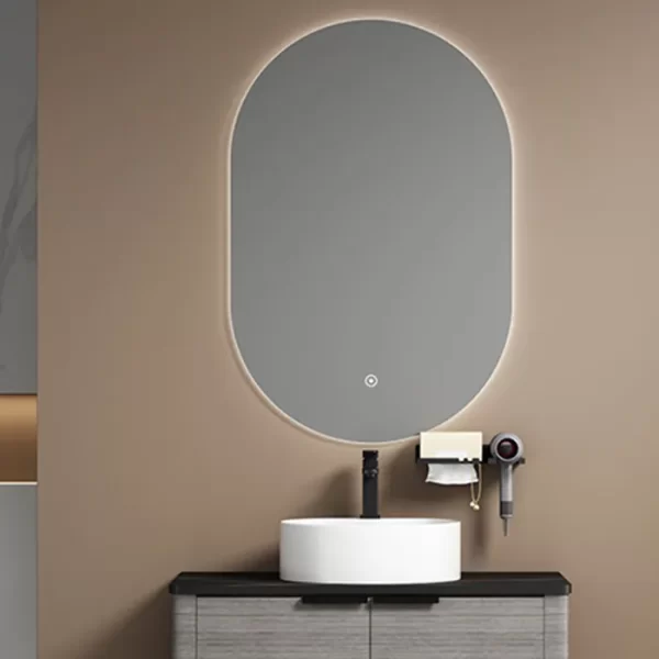 OEM LED mirror with shelf vanity