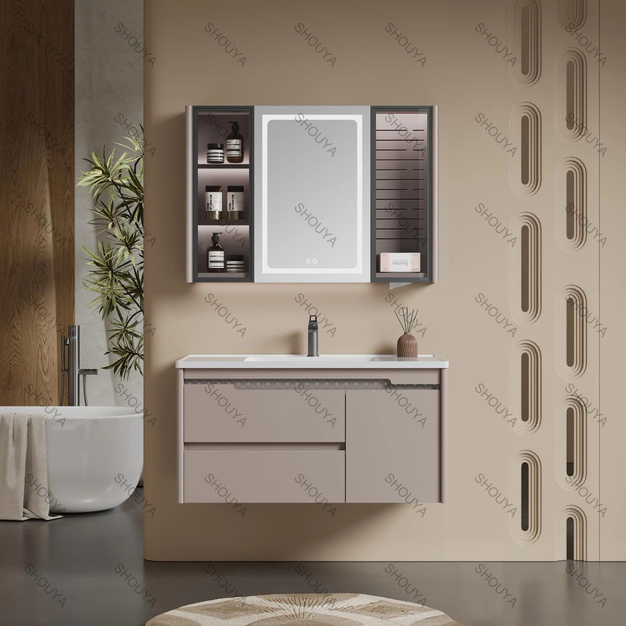 Mer Rouge Shipping Crisis Salle de bain Vanity Wholesale