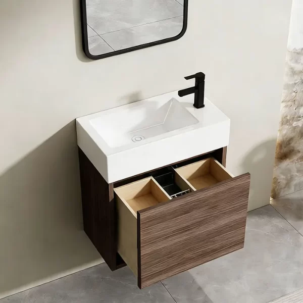 factory wholesale bathroom vanity with modern design bathroom cabinet