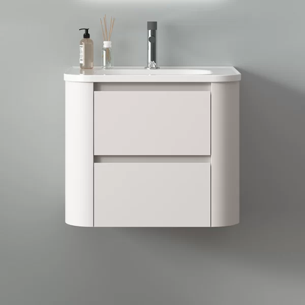 custom solutions with white vanity