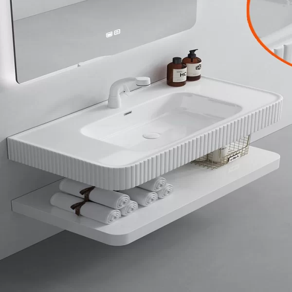 Buy In Bulk modern double layers wall-mounted bathroom cabinet