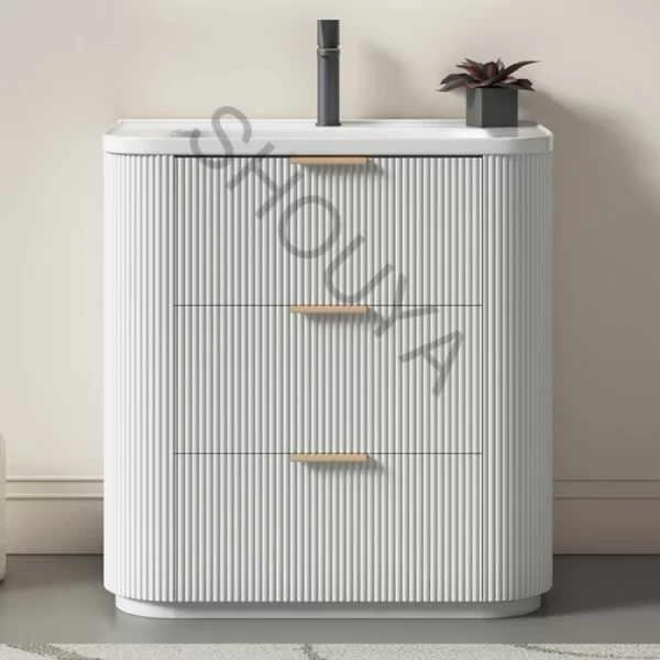 custom solutions with white cabinet