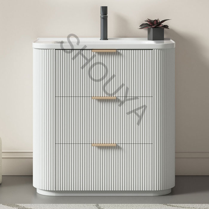 custom solutions with white cabinet
