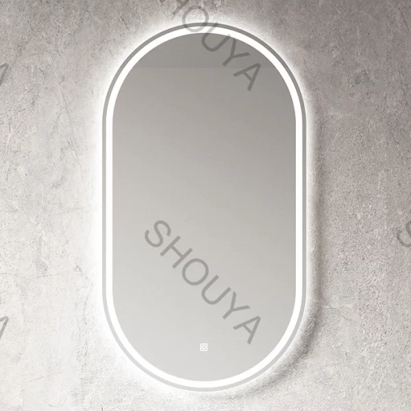 Free shipping oval bathroom mirror