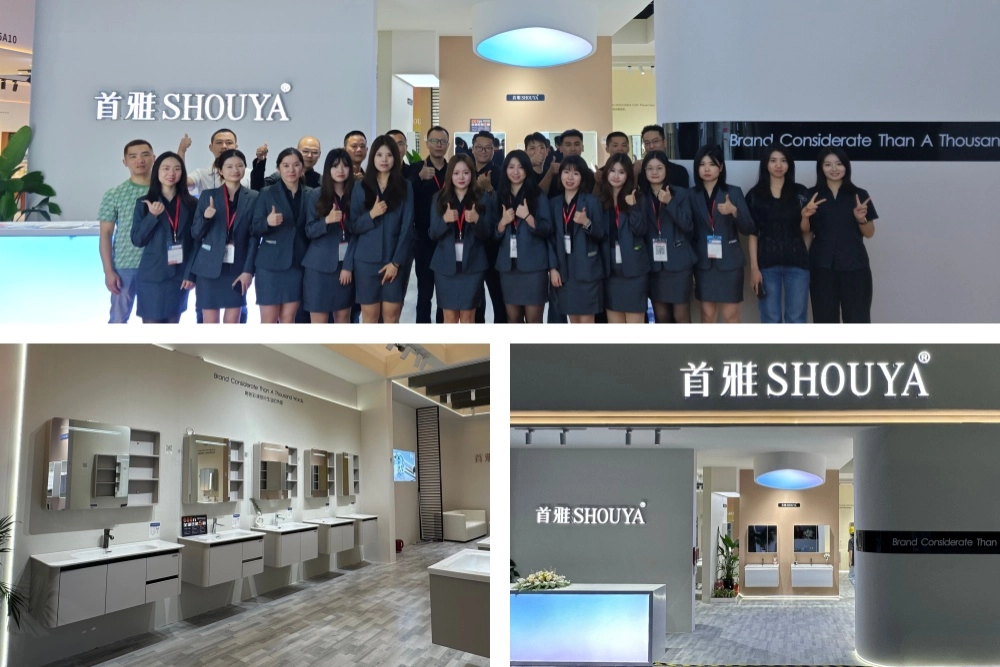 SHOUYA bathroom vanity booth at KBC 2025