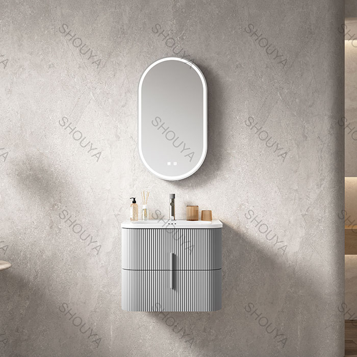 meuble de salle de bains sur mesure en PVC