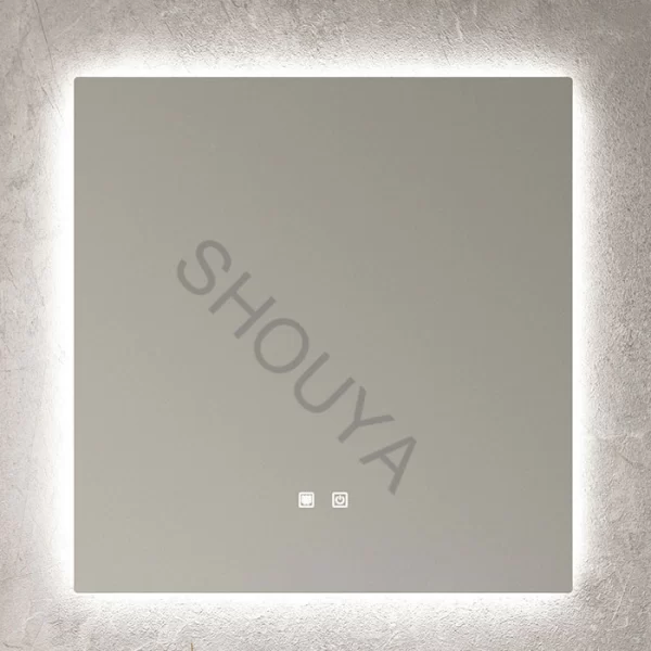 Wholesale White Bathroom Wall Cabinet, PVC Vanity with Seamless Ceramic Basin, Smart Mirror & Large Storage