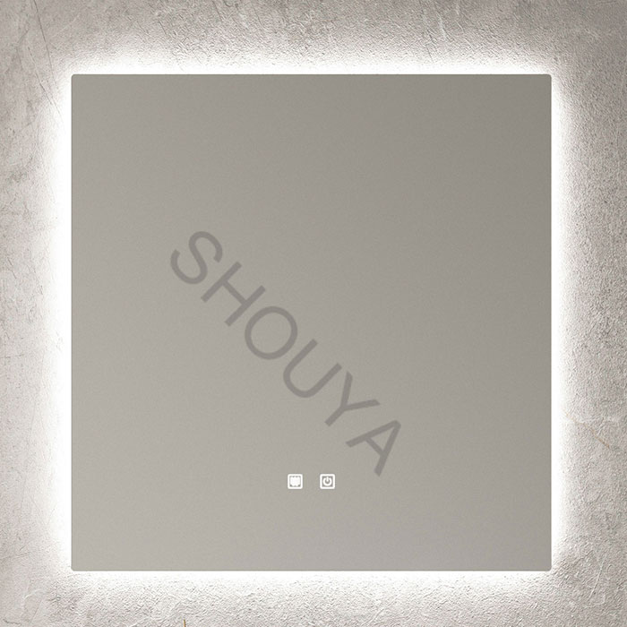 Wholesale White Bathroom Wall Cabinet, PVC Vanity with Seamless Ceramic Basin, Smart Mirror & Large Storage
